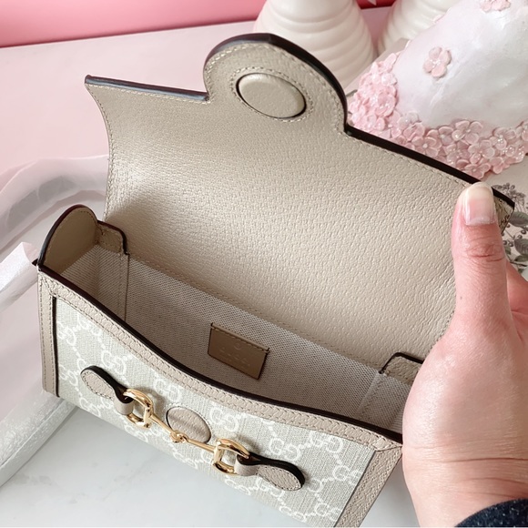 👜 GUCCI 🌺 Horsebit 1955 mini bag - Picture 8 of 16